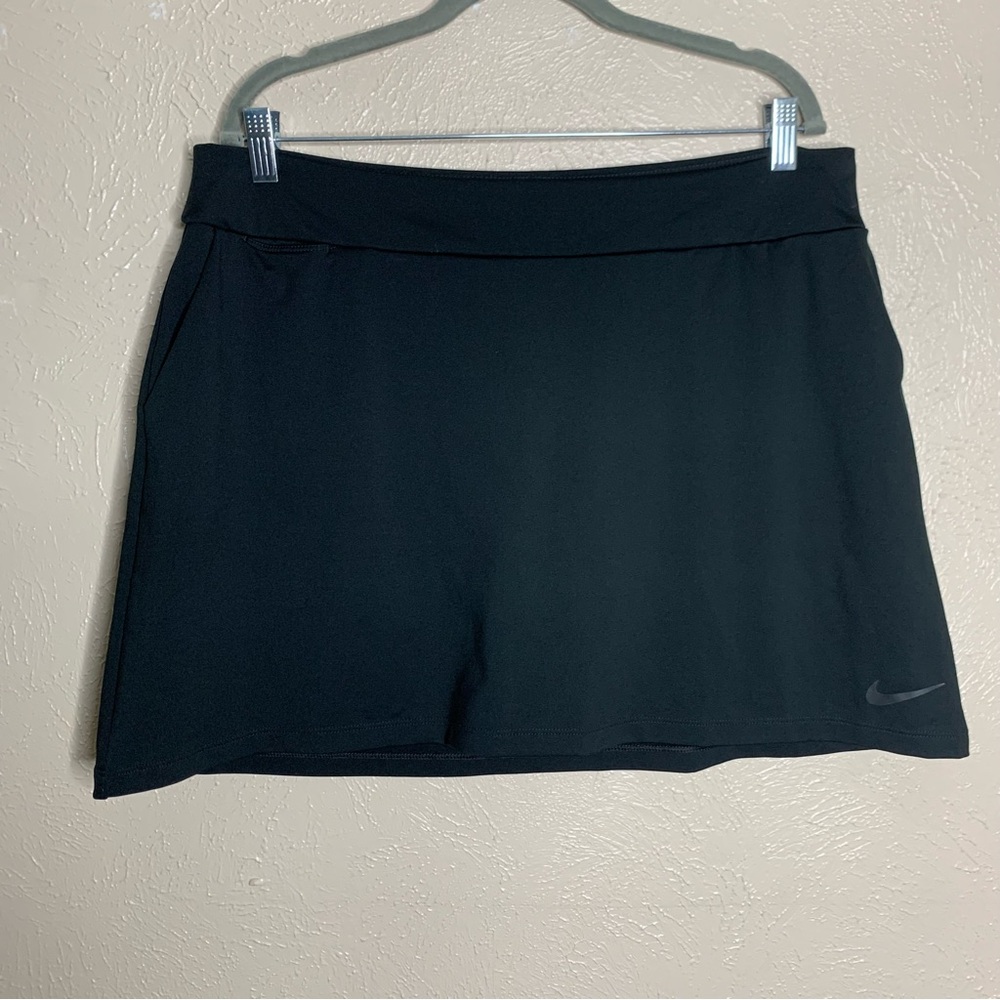 Nike dri fit golf skirt black
